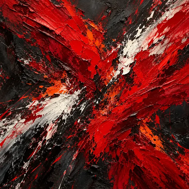 Anger, abstract artwork by ChatGPT