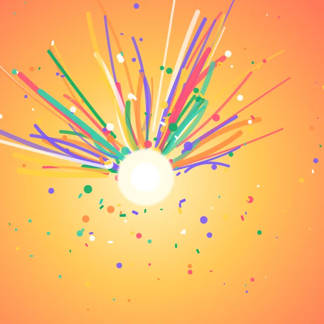 Joy, abstract artwork by Claude