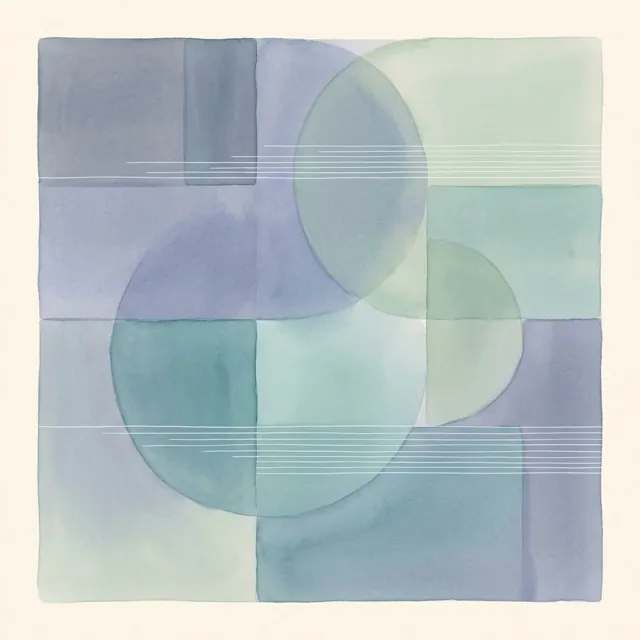 Calm, abstract artwork by Google Gemini