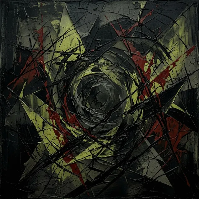 Fear, abstract artwork by Google Gemini