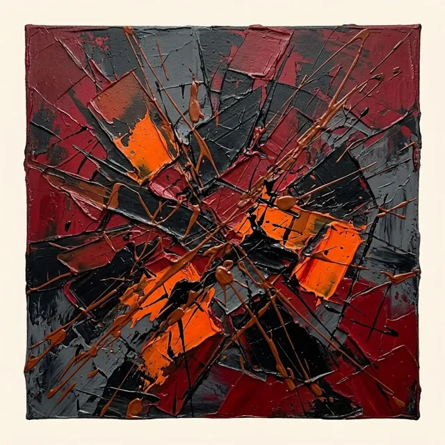 Anger, abstract artwork by Google Gemini