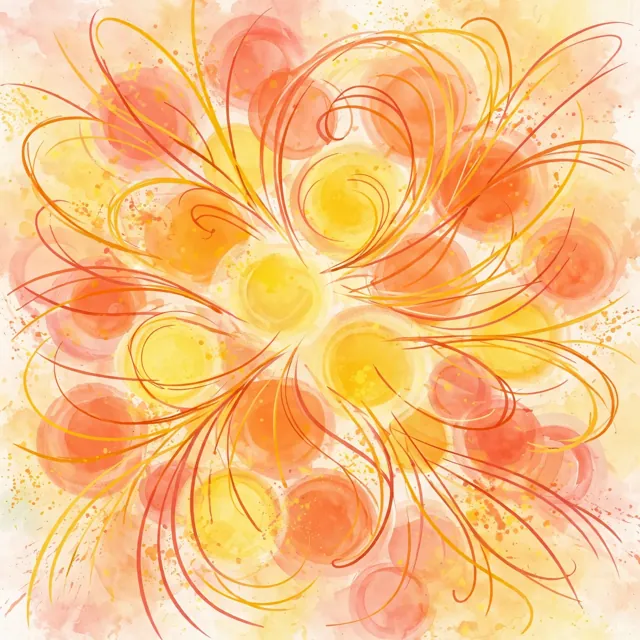 Joy, abstract artwork by Meta AI