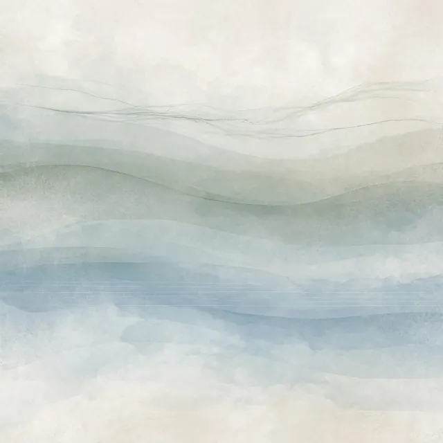 Calm, abstract artwork by Meta AI