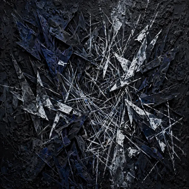 Fear, abstract artwork by Meta AI