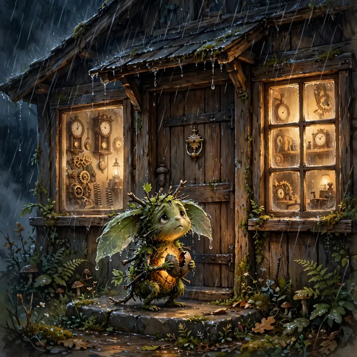Scene 1, Arrival, by Meta AI
