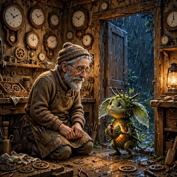 Scene 2, First Contact, by Meta AI