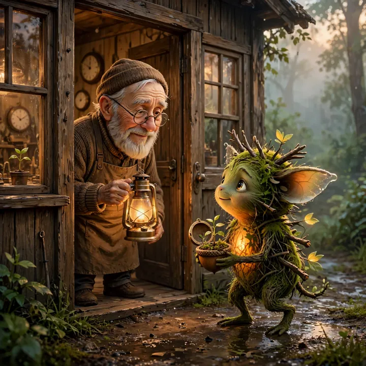 Scene 6, Farewell, by Meta AI